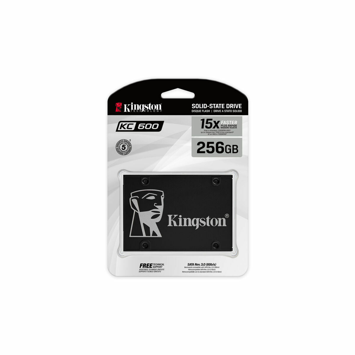 Hard Drive Kingston SKC600/256G Internal SSD 256 GB SSD