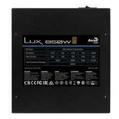 Power supply Aerocool LUX850 ATX 850 W 130 W 80 Plus Bronze Black