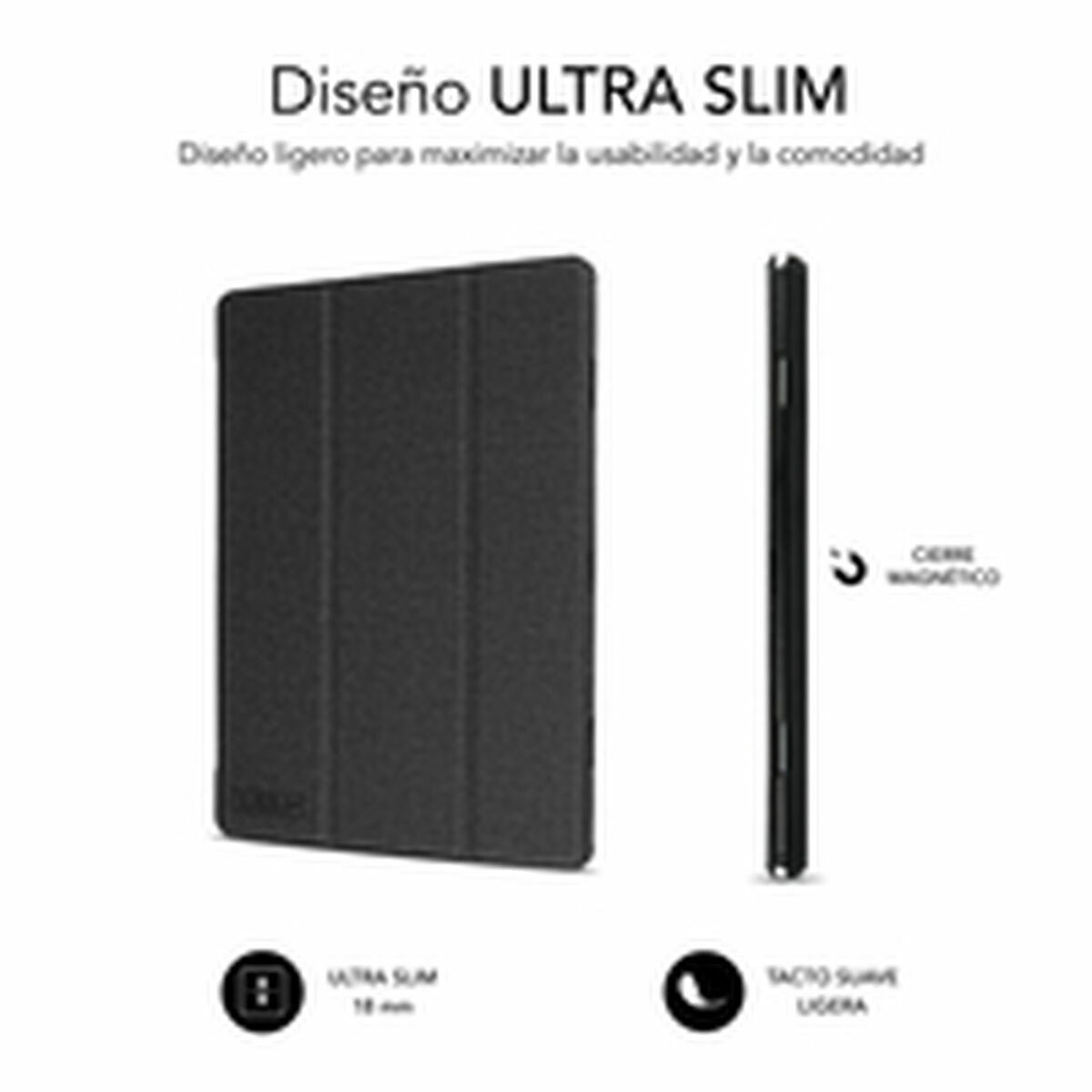 Tablet cover Subblim M10 Plus 3a Gen Black 10,6"